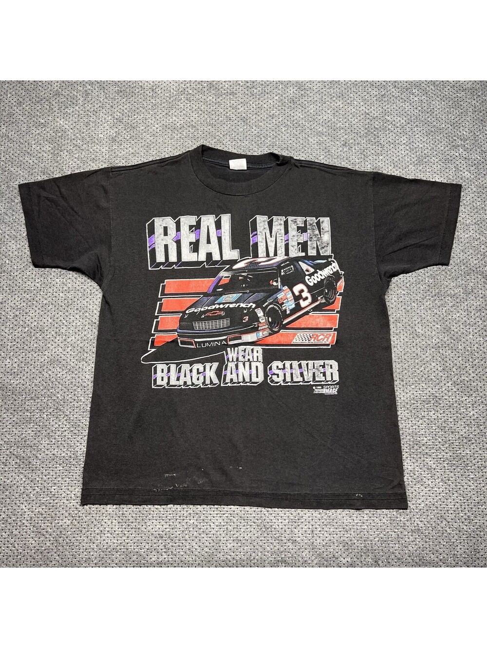 Vintage 1990 Dale Earnhardt Nascar Goodwrench T-Shirt Large Rare Men’s Black